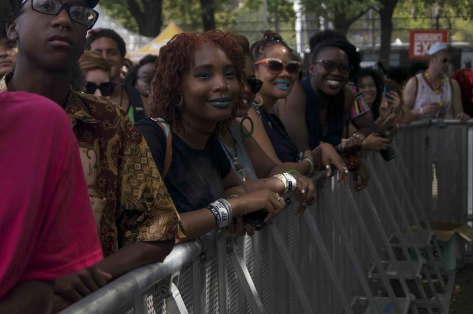 <p>AFROPUNK attendees</p>