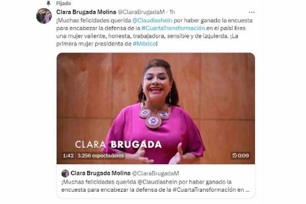 Clara Brugada, alcaldesa de Iztapalapa