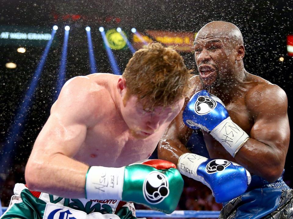 Saul 'Canelo' Alvarez lost to Floyd Mayweather in 2013.