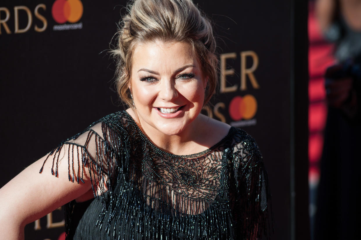 LONDON, UNITED KINGDOM - APRIL 09: Sheridan Smith attends the 2017 Olivier Awards with Mastercard ceremony at the Royal Albert Hall on April 09, 2017 in London, England.  PHOTOGRAPH BY Wiktor Szymanowicz / Barcroft Images  London-T:+44 207 033 1031 E:hello@barcroftmedia.com - New York-T:+1 212 796 2458 E:hello@barcroftusa.com - New Delhi-T:+91 11 4053 2429 E:hello@barcroftindia.com www.barcroftimages.com (Photo credit should read Wiktor Szymanowicz / Barcroft Im / Barcroft Media via Getty Images)