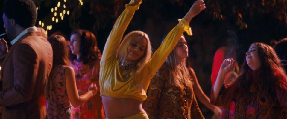 Sharon Tate dances at the Playboy Mansion party