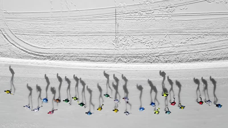 <p>‘Sombras del skate’ de Vincent Riemersma.<br>Foto: Drone Awards </p>
