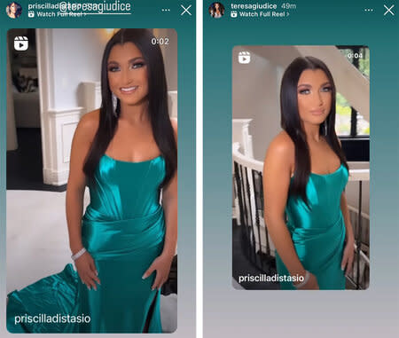 Style Living Ig Rhonj Teresa Giudice Gabriella Prom Look 1