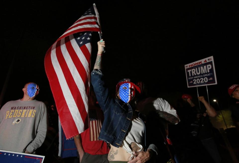 Proteste von Trump-Anhängern in Nevada