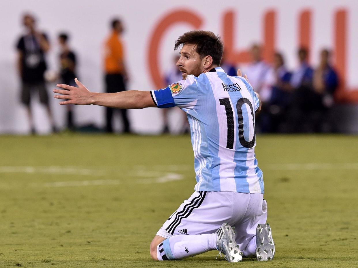 Lionel Messi and Argentina face Chile in desperate need of a win: Getty
