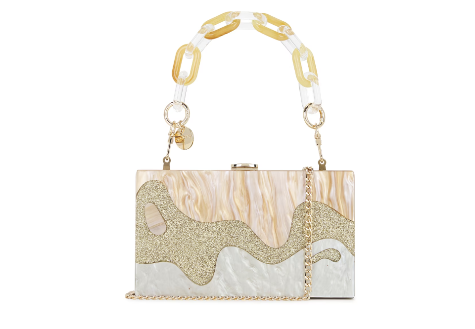 Olga Berg Erika Acrylic Wave Bag. (PHOTO: Revolve)