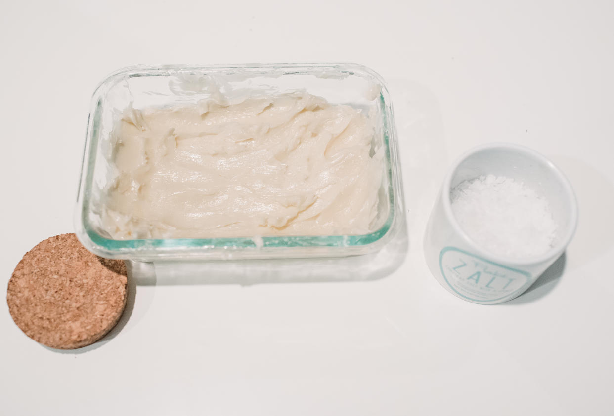 I added a type of very coarse salt to my butter and thought it was perfection. (Photo: Jamie Davis Smith)