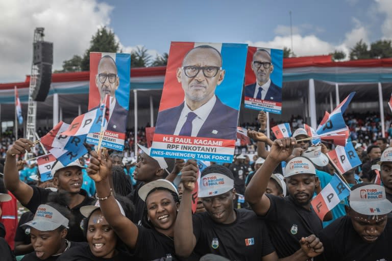 Rwandan President Paul Kagame has won three previous elections with more than 93 of the vote (Guillem Sartorio)