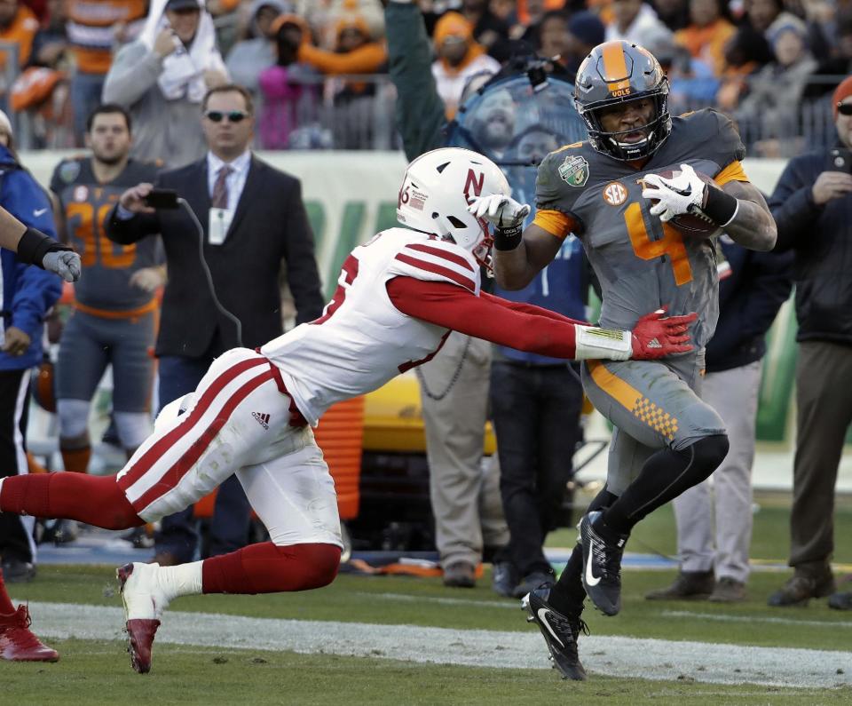 Tennessee RB John Kelly had an increased role down the stretch in 2016. Now he’s the No. 1 option. (AP Photo/Mark Humphrey)