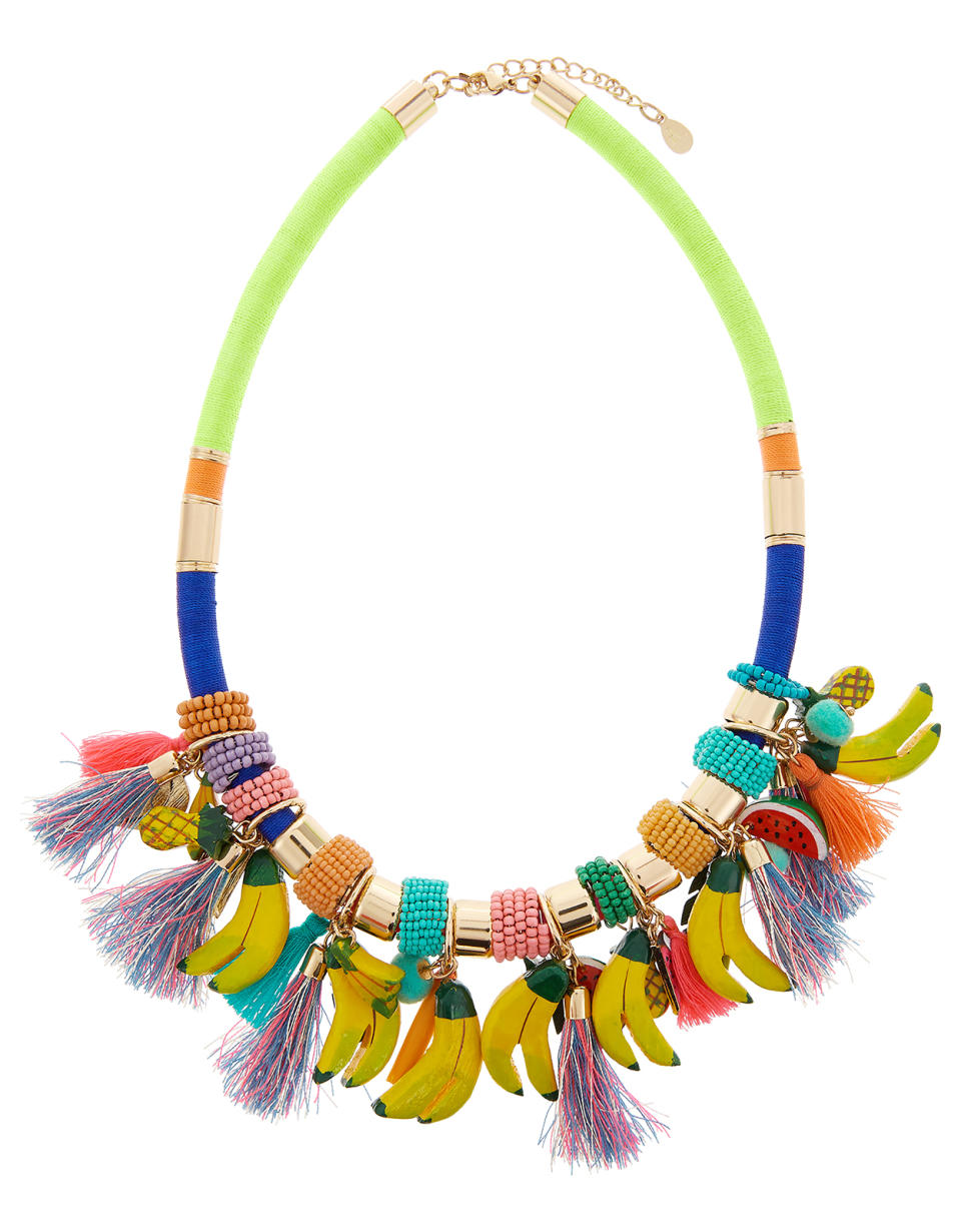 Accessorize Tropical Fruit Statement Necklace