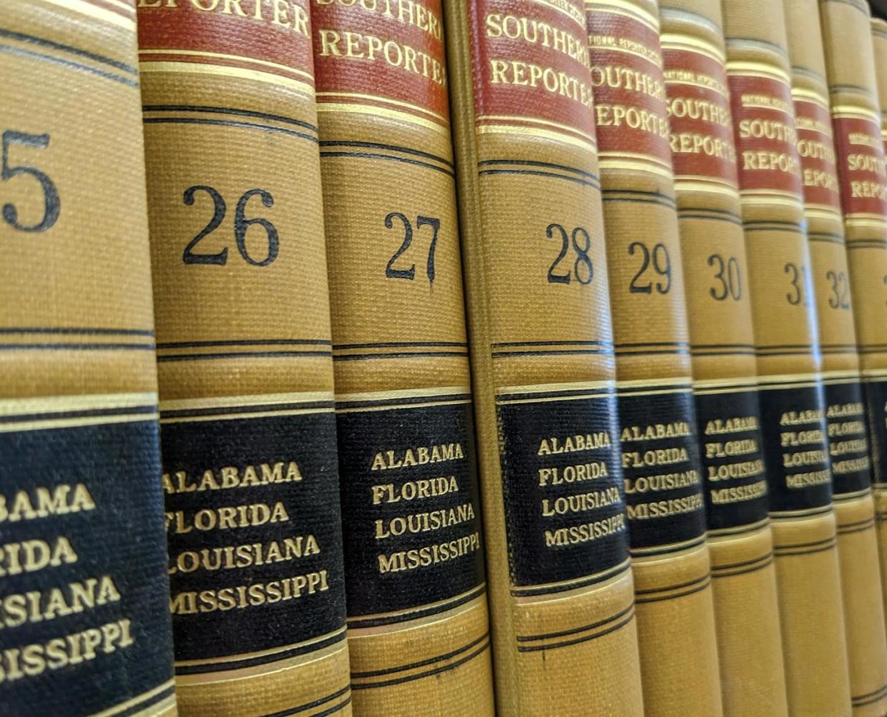 Laws enacted during the U.S. slavery era are still being used by lawyers and judges in today's courtrooms. <a href="https://www.gettyimages.com/detail/photo/many-law-books-on-a-shelf-in-a-office-royalty-free-image/146731014?phrase=law+books&adppopup=true" rel="nofollow noopener" target="_blank" data-ylk="slk:Getty Images;elm:context_link;itc:0;sec:content-canvas" class="link ">Getty Images</a>