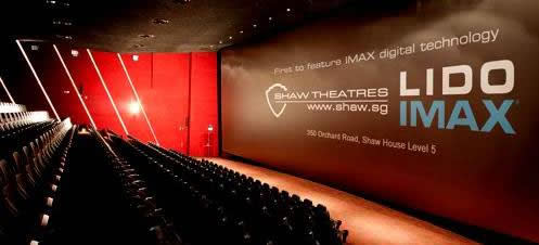 The spanking new Lido IMAX theatre, Singapore's first. (Picture courtesy Shaw Lido)