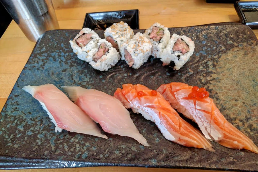 <b>Photo: jeremy Y./<a href="https://yelp.com/biz_photos/kiku-sushi-berkeley?utm_campaign=d6482869-27bd-43ca-8507-d667fe57da74%2C164e93d9-5031-43de-a56e-719b5a363dc2&utm_medium=81024472-a80c-4266-a0e5-a3bf8775daa7" rel="nofollow noopener" target="_blank" data-ylk="slk:Yelp;elm:context_link;itc:0;sec:content-canvas" class="link ">Yelp</a></b>