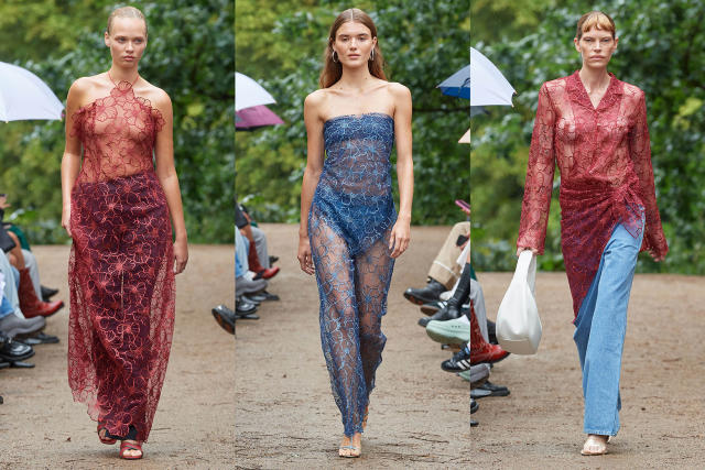 Sheer Dress Trend at Fashion Week Spring 2019