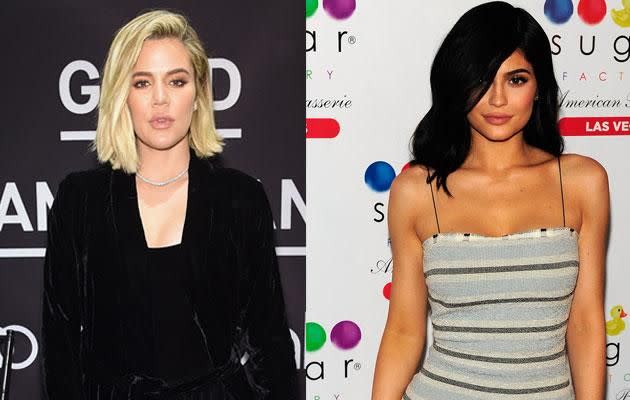 It's been rumoured for months that sisters Khloe and Kylie are pregnant. Source: Getty