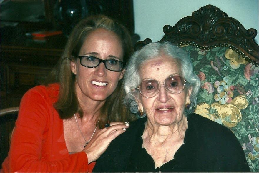 Marta Prietto O'Hara and her grandmother Grande. Grande died in 2009 at the age of 98.&nbsp; (Photo: Courtesy of Marta Prietto O'Hara)