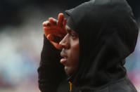 LONDON, ENGLAND - AUGUST 07: Usain Bolt of Jamaica looks on prior to competing in the Men's 200m Round 1 Heats on Day 11 of the London 2012 Olympic Games at Olympic Stadium on August 7, 2012 in London, England. (Photo by Alexander Hassenstein/Getty Images)