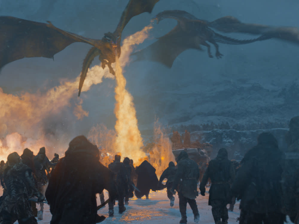 Schon in "Game of Thrones" spielten Drachen eine wichtige Rolle (Bild: HBO/Sky)