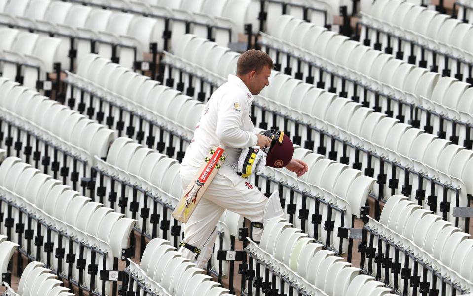 County Cricket has so far been played in front of empty stands - GETTY