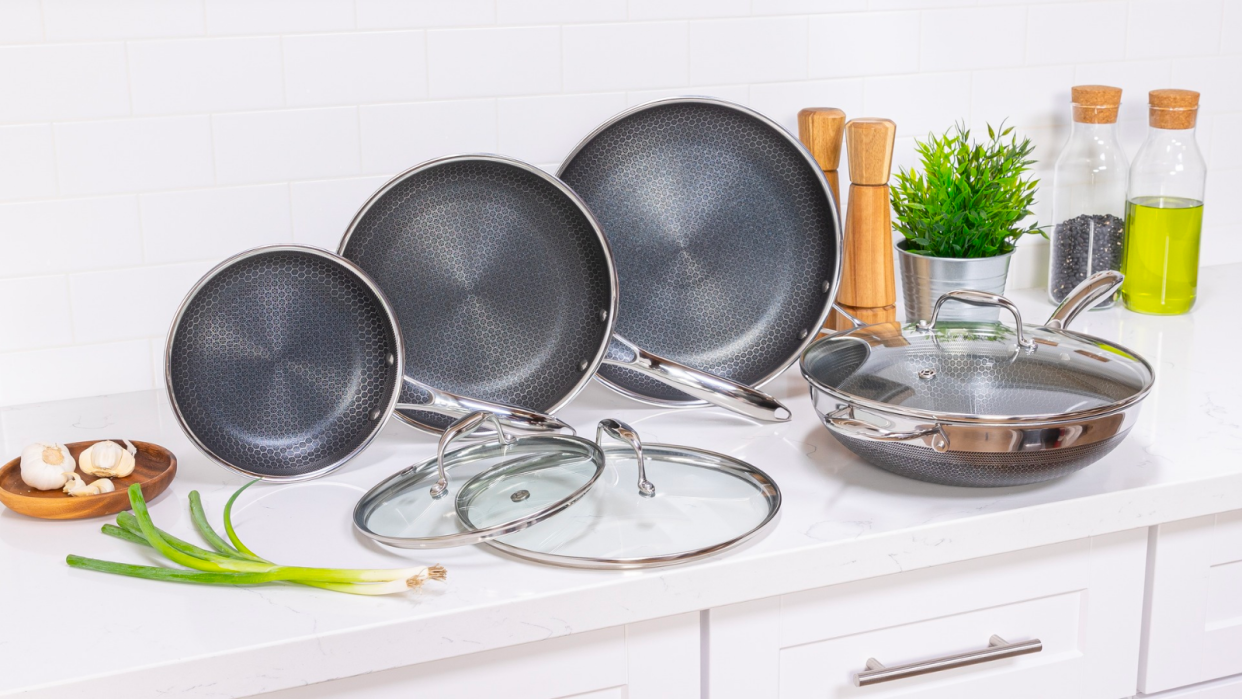 Hexclad makes some of the best cookware we've ever tested in our labs—and it's on sale right now.