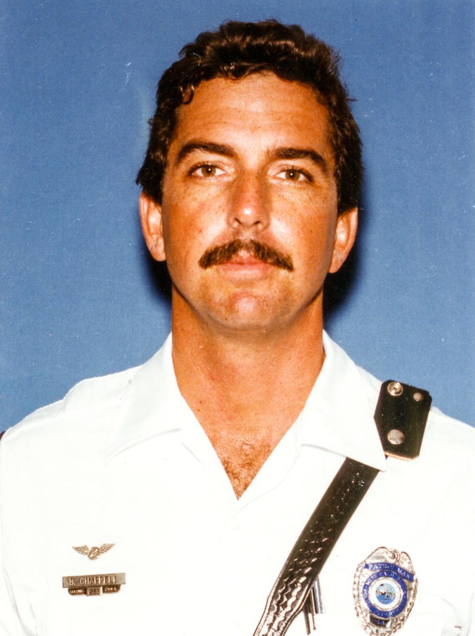West Palm Beach motorcycle officer Brian Chappell was killed by Norberto Pietri in 1988.