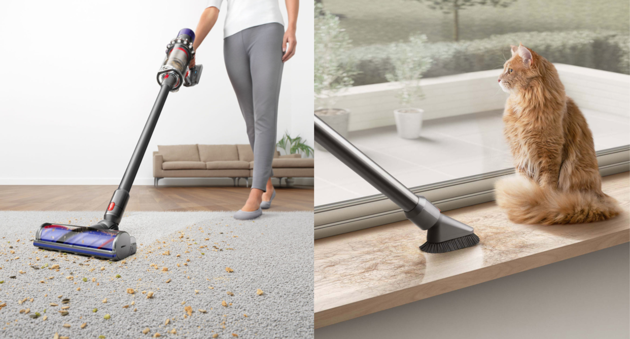 For a limited time, Best Buy Canada shoppers can save $200 on the Dyson V10 Animal+ Cordless Stick Vacuum (photos via Best Buy).