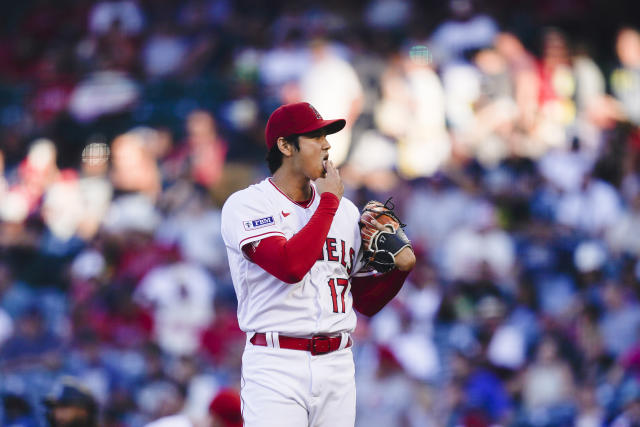 Shohei Ohtani pulled by Angels after 4 scoreless innings with cramps in  pitching hand – NewsNation