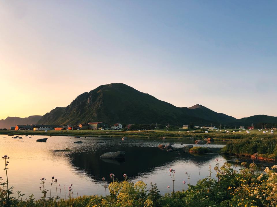 Bø Andøya at midnight