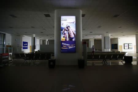 The luggage hall is seen at the airport in Lodz October 10, 2014. REUTERS/Kacper Pempel