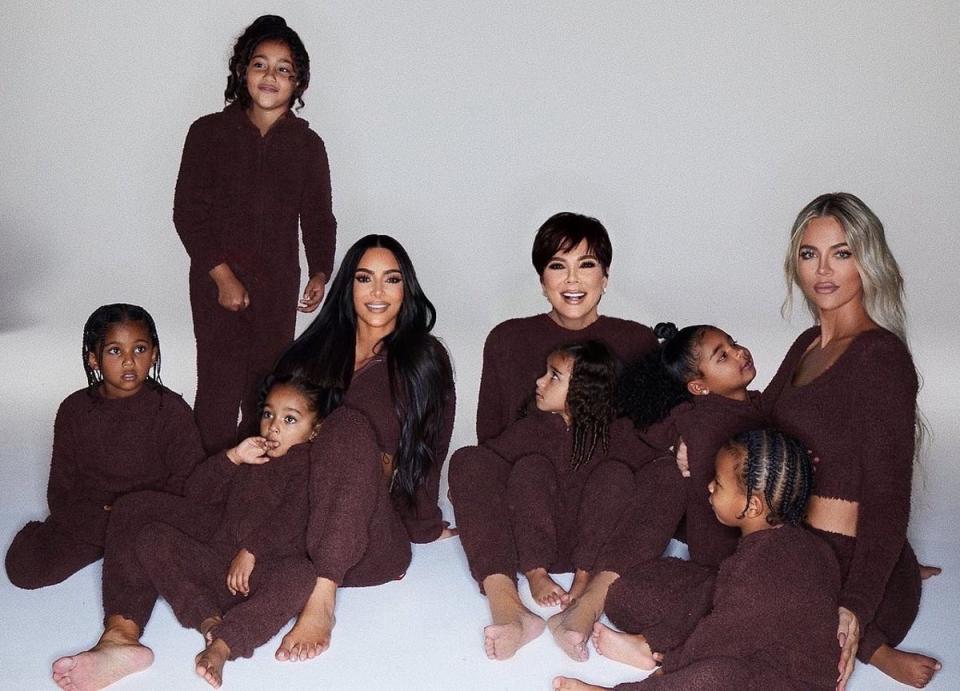 The Kardashian and Jenners are known for going all-out with their Christmas cards (Kim Kardashian/Instagram)