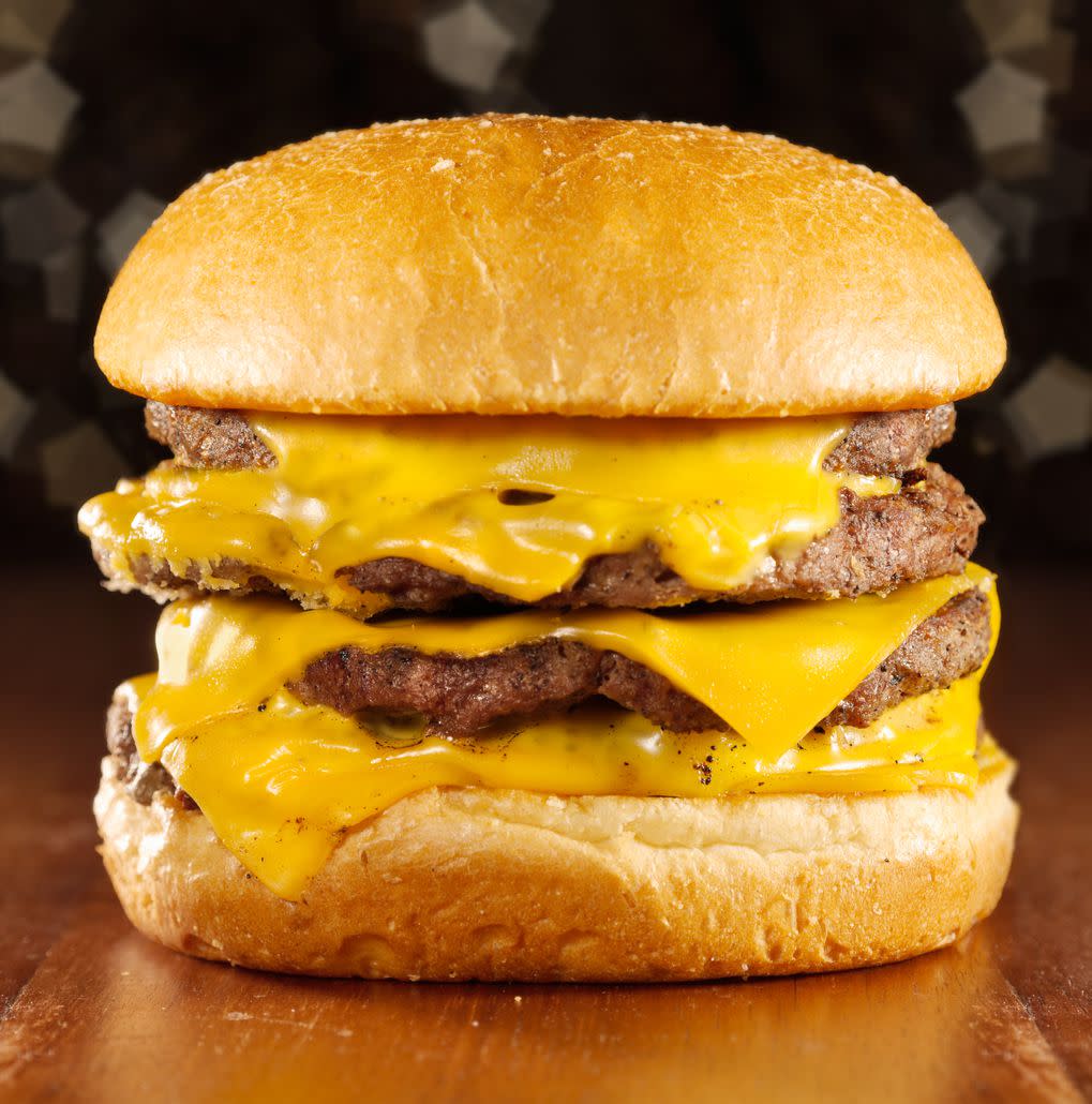 <p>From world-renowned Spanish chef José Andrés, his Basque-inspired “Txuleburger” is made with 60-day dry aged chopped ribeye steak from Pat LaFrieda, and it’s topped with a special Burger Sauce (made with olive oil mayonnaise, ketchup, mustard, chipotles, and hot sauce), American cheese, and pickled piparra peppers from the Basque Country, and tucked into a soft brioche bun!</p><span class="copyright"> rez-art / iStock </span>