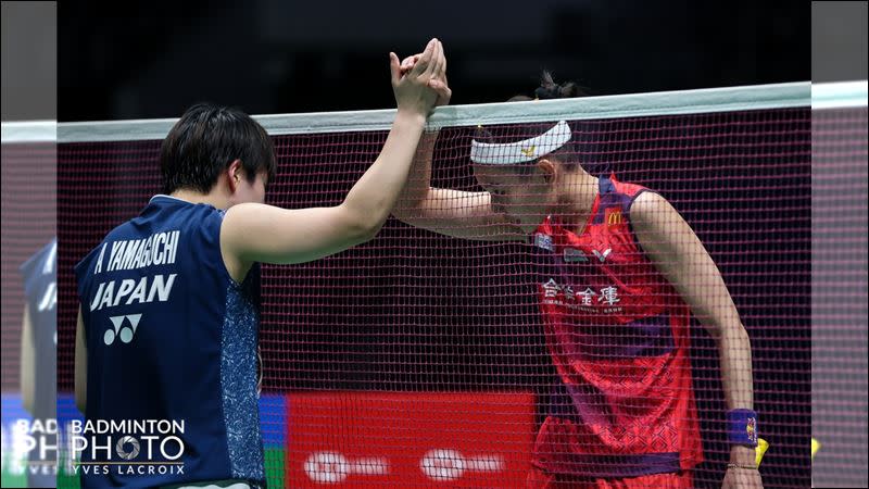 戴資穎14日在大馬賽4強不敵山口茜。（圖／Badminton Photo提供）