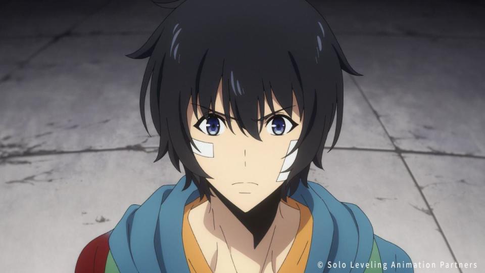 Jin-woo is considered the worst hunter in the world.<p>Crunchyroll</p>