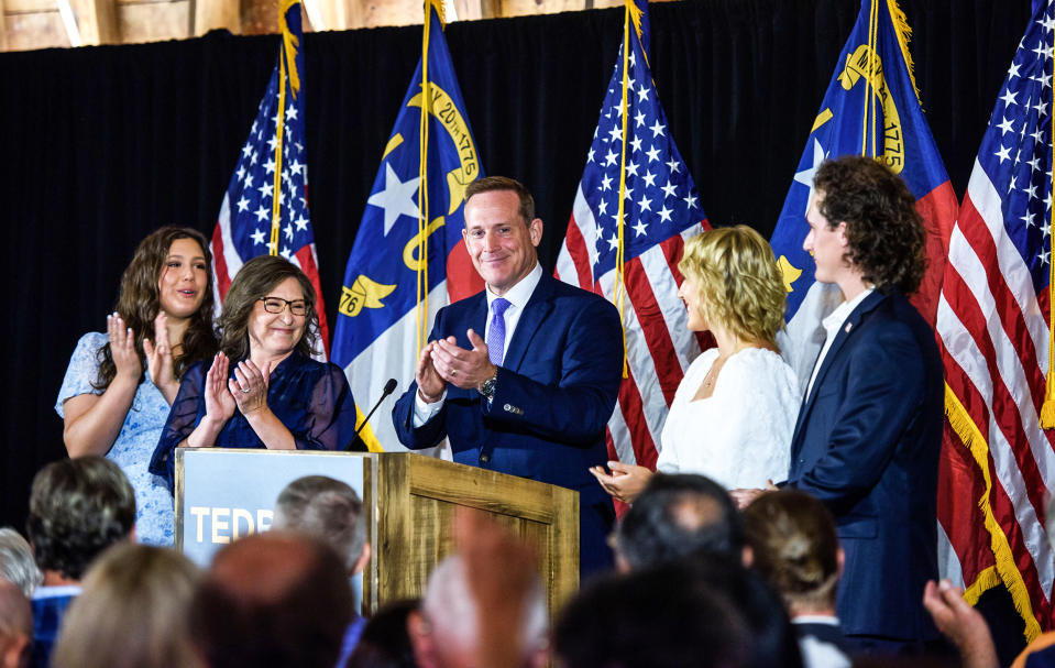 Image: NC GOP Candidate For Senate Ted Budd Holds Election Night Party (Melissa Sue Gerrits / Getty Images)