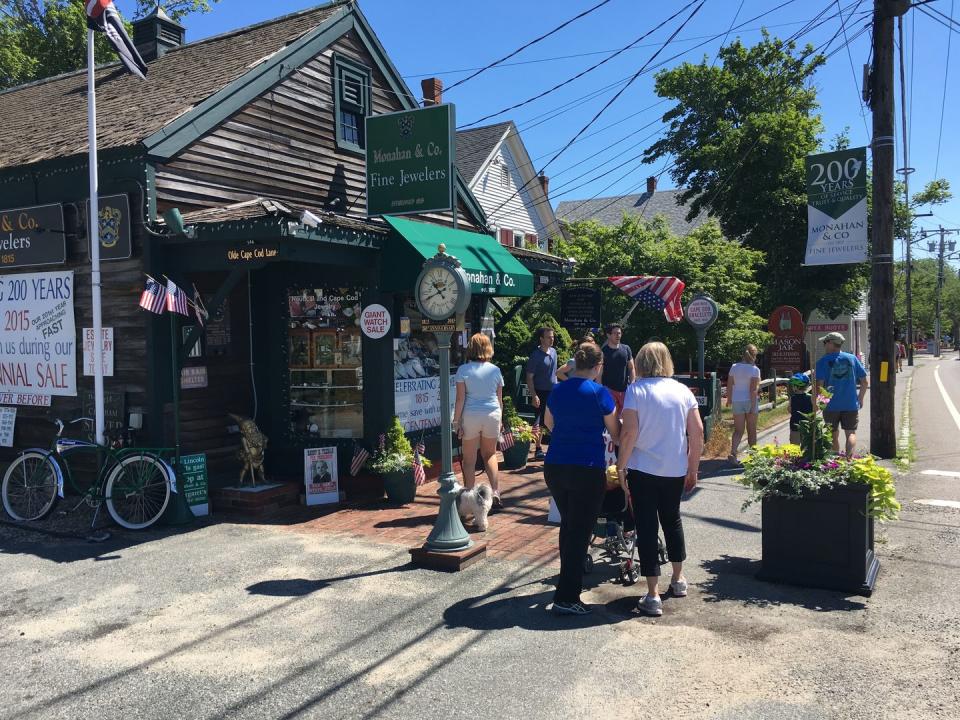 Main Street in Harwich Port on Cape Cod