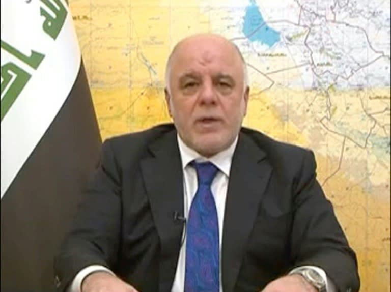 Iraqi Prime Minister Haidar al-Abadi announces the launch of military operations to retake west Mosul from the Islamic State group