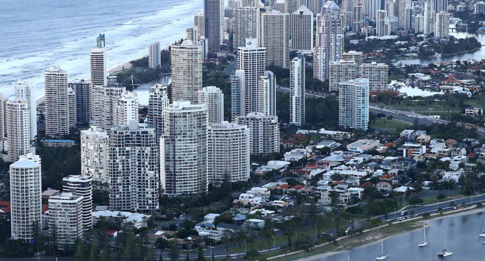 Gold Coast buildings.