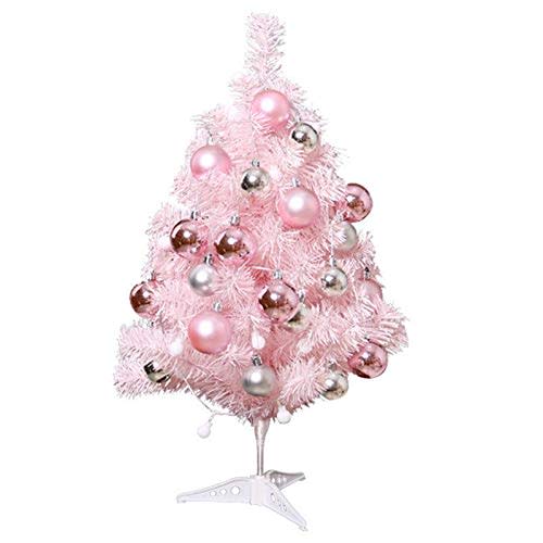 10) 3' Tabletop Pink Christmas Tree