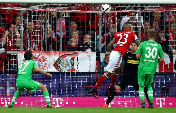 Arturo Vidal köpfte den FC Bayern München zur 1:0-Führung