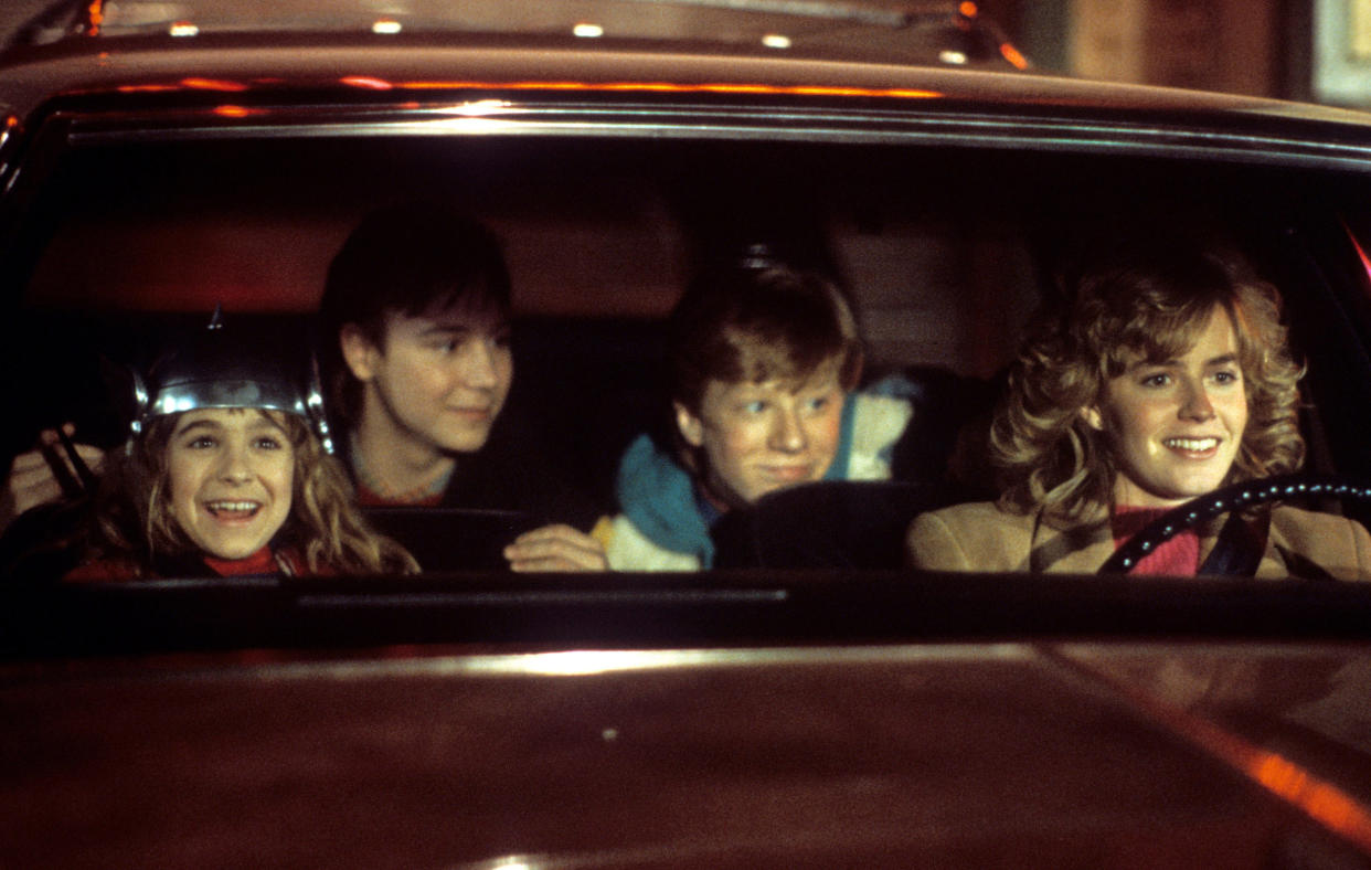 Chris and the rest of the kids are all smiles heading into the big city before things take a turn for the worse. (Touchstone Pictures / Alamy)