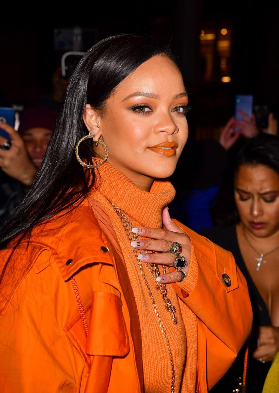 Rihanna Just Wore an Under-$30 Jewelry Trend with $950 Pajamas