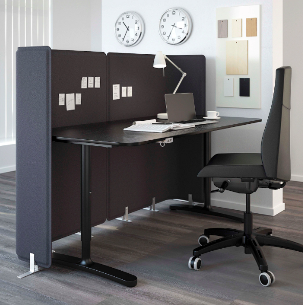 Create a cubicle for privacy and vertical space
