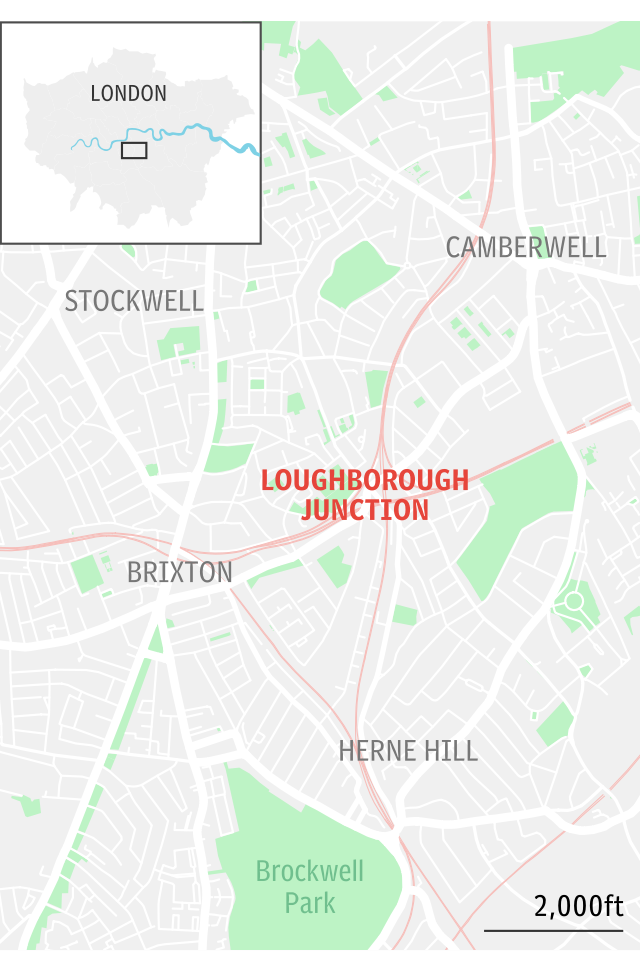 Loughborough Junction - locator map