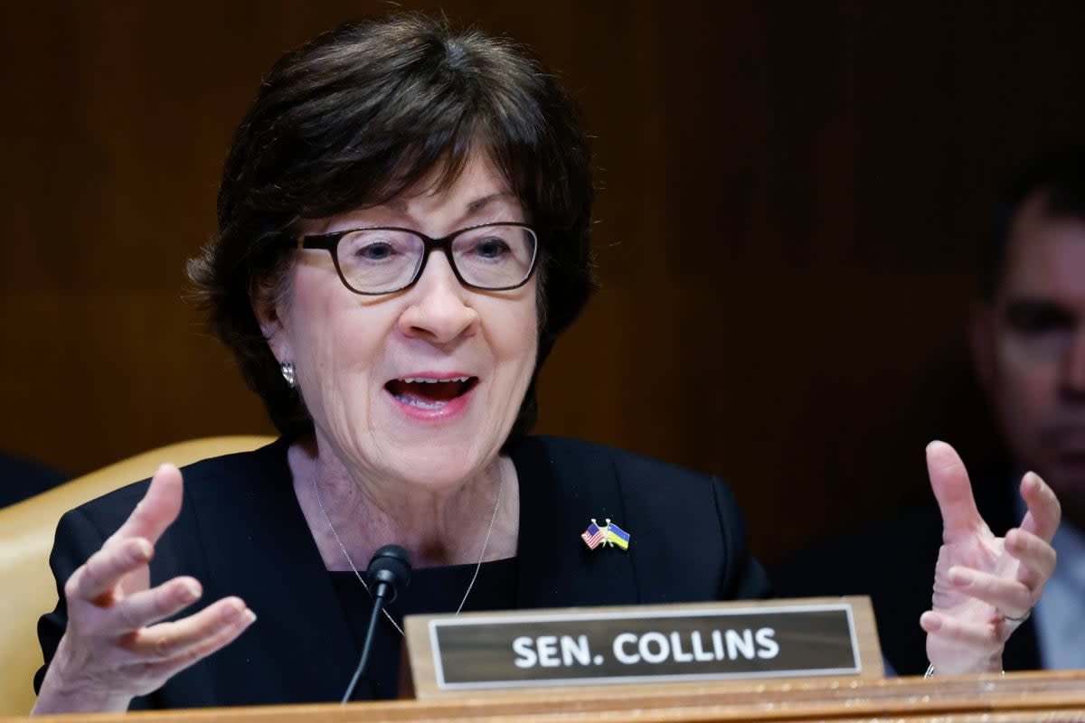 Susan Collins issued a dire warning about Judge Kacsmaryk’s history of anti-LGBTQ statements in 2019 (Bloomberg)