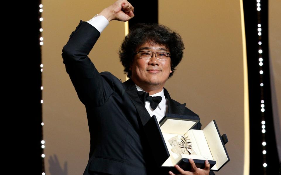 Director Bong Joon-ho, Palme d'Or award winner for his film 