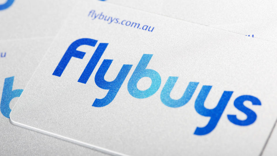 Cards for the Flybuys shopping loyalty program from Coles supermarkets.