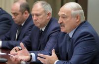 Russian President Vladimir Putin meets with Belarusian President Alexander Lukashenko in Sochi