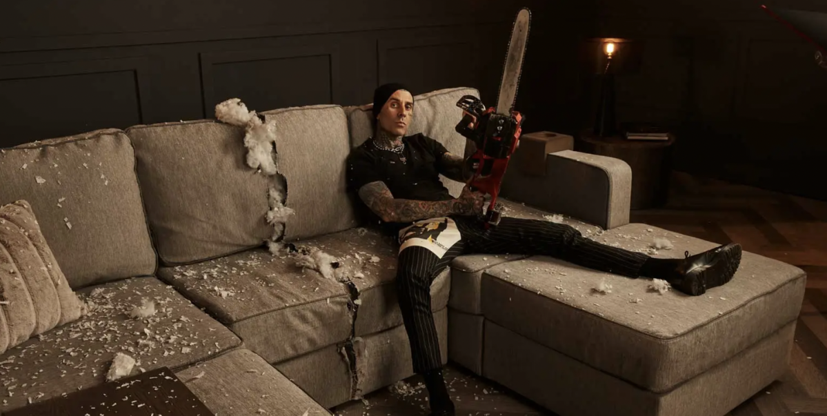 Travis Barker Just Cut This 5 000 Sofa