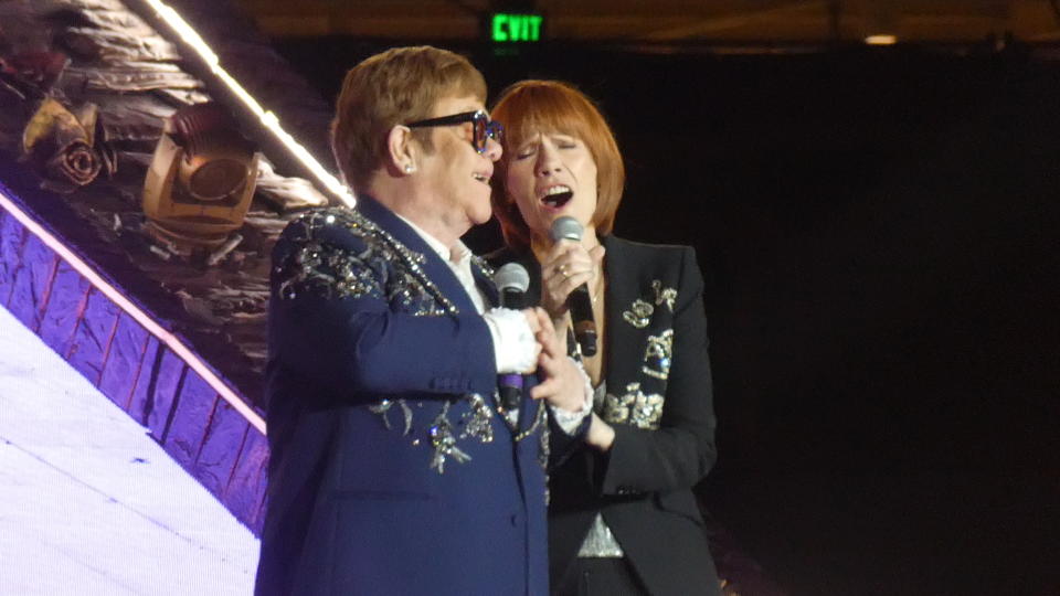 Elton John and Kiki Dee (Chris Willman/Variety)