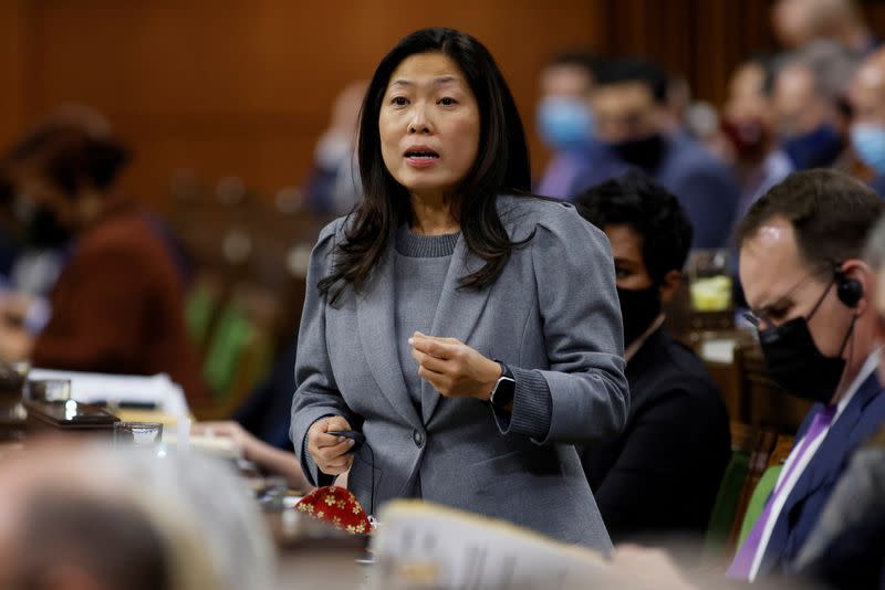 FILE PHOTO: Canada's Minister of International Trade Ng speaks on Parliament Hill in Ottawa